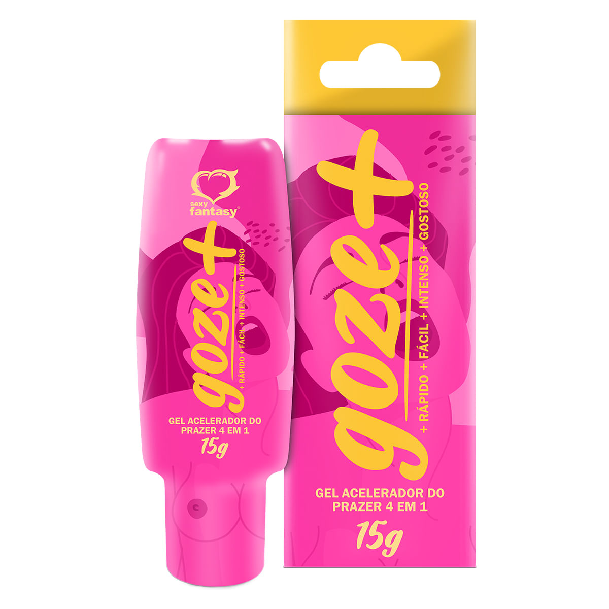 Goze + Acelerador do Prazer 4 em 1 15g Sexy Fantasy